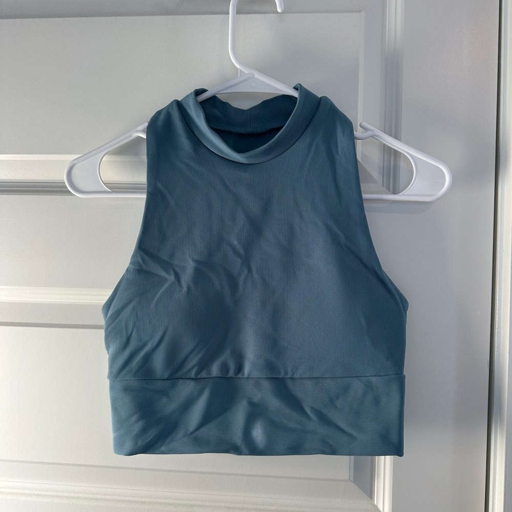 Cropped Padded (removable) Workout Top